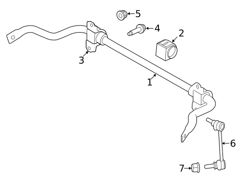 Stabilizer Bar & Components for 2023 Land Rover Defender 90 #4