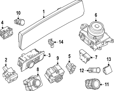 Headlamp Components for 2025 Ford Expedition #1
