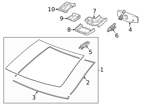 Parking Aid for 2013 Cadillac ATS #1