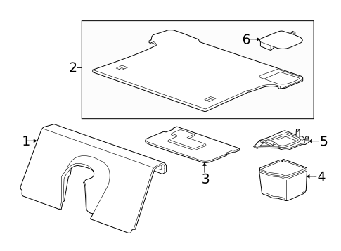 Interior Trim - Rear Body for 2014 Chevrolet Corvette #3