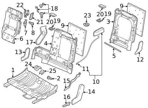 Interior Trim - Rear Body for 2013 Audi Q5 #2
