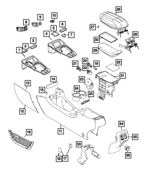 Consoles for 2015 Jeep Cherokee #0