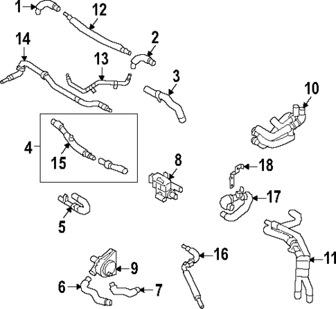 Hoses & Lines for 2024 Audi Q8 e-tron #4