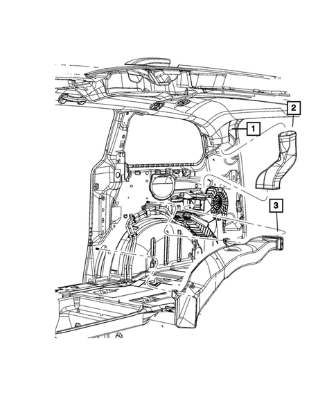Air Ducts for 2017 Dodge Grand Caravan #1