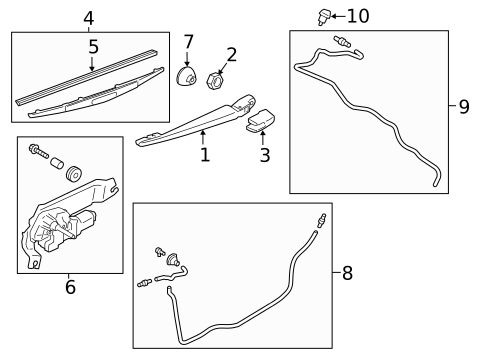 Wipers for 2017 Subaru Outback #1