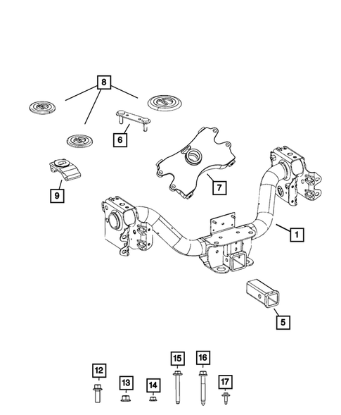 Trailer Tow and Tow Hooks for 2023 Ram 3500 #0