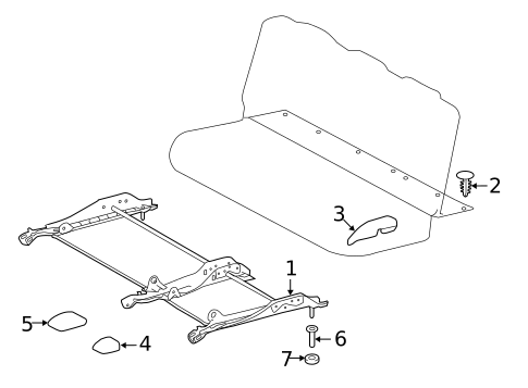 Third Row Seats for 2019 Toyota Highlander #2