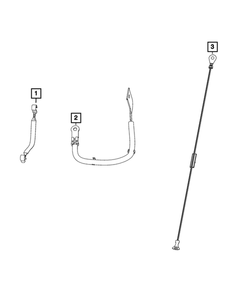 Battery, Battery Tray and Cables for 2024 Ram 1500 #3