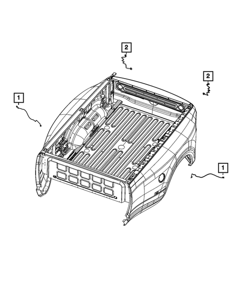 Wiring, Body and Accessories for 2021 Ram 3500 #9