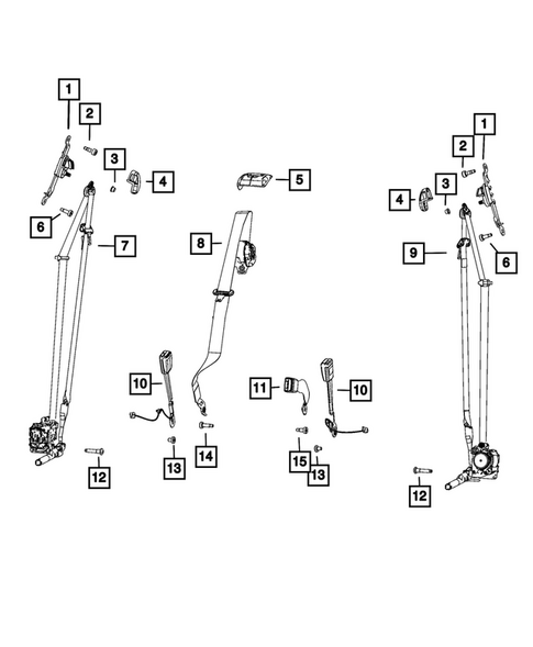 Seat Belts for 2026 Ram 1500 #0