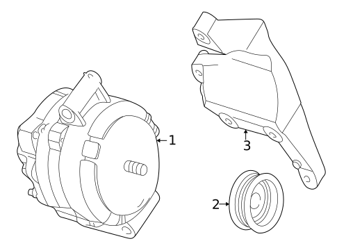 Alternator for 2007 Mercury Mariner #0
