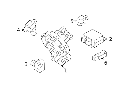 Air Bag Components for 2015 Ford Fiesta #1