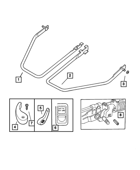 Adjusters, Covers, Shields, and Risers for 2003 Dodge Dakota #1