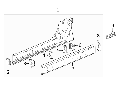 Rocker Panel for 2023 GMC Sierra 2500 HD #2