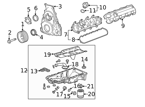 Engine Parts for 2022 Chevrolet Suburban #20