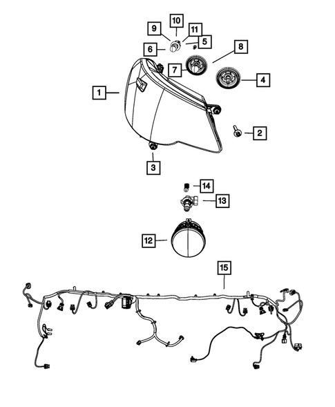 Lamps-Interior and Exterior for 2013 Dodge Avenger #1