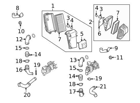 Air Intake for 2006 Porsche Cayenne #0