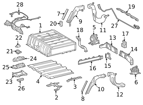 Battery for 2021 Toyota Prius Prime #0