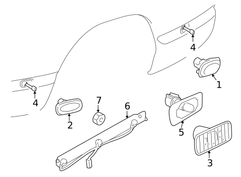 Identification Lamps for 2010 Dodge Ram 3500 #0
