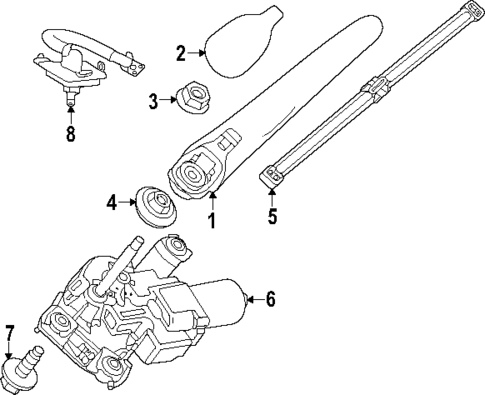 Wipers for 2023 Mercedes-Benz EQB 350 #1