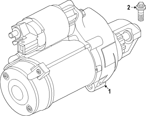 Starter for 2024 BMW X7 #2