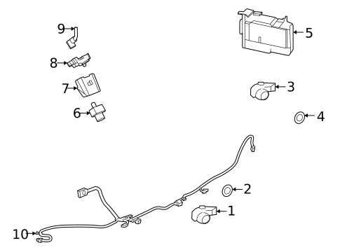 Electrical Components for 2021 Porsche Cayenne #15
