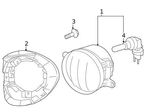 Bulbs - Chassis for 2009 Lexus LX570 #1
