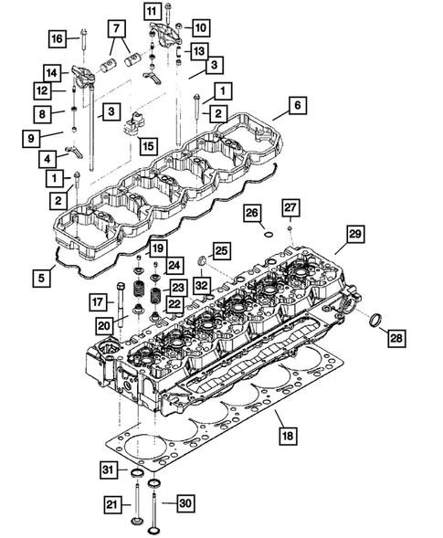 Camshaft and Valve for 2008 Dodge Ram 3500 #0