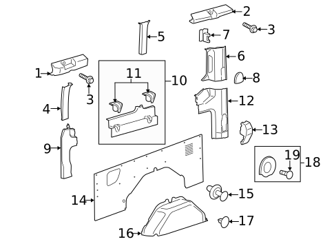 Interior Trim - Side Panel for 2021 Ford Transit-150 #0
