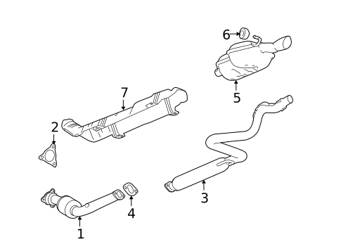 Exhaust Components for 2008 Pontiac G5 #0