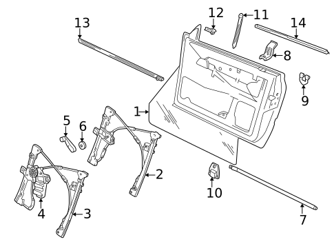 Door for 2002 Volkswagen Cabrio #0