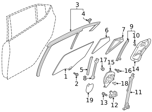 Rear Door for 2024 Mazda 3 #0