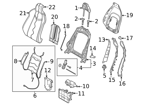 Front Seat Components for 2025 Audi A5 Sportback #2