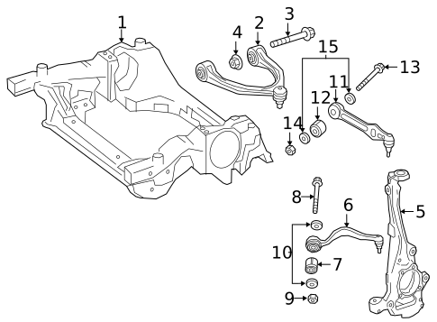 Axle & Differential for 2020 Mercedes-Benz GLC63 AMG #4