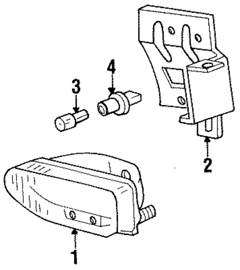 Bulbs - Chassis for 1996 Ford Mustang #3