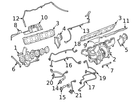 Turbo Charger for 2005 Mercedes-Benz SL600 #0
