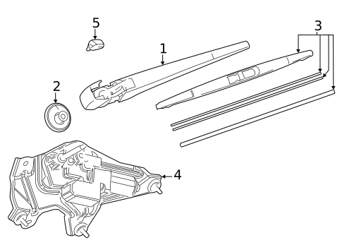 Wiper & Washer Components for 2023 Lexus LX600 #1