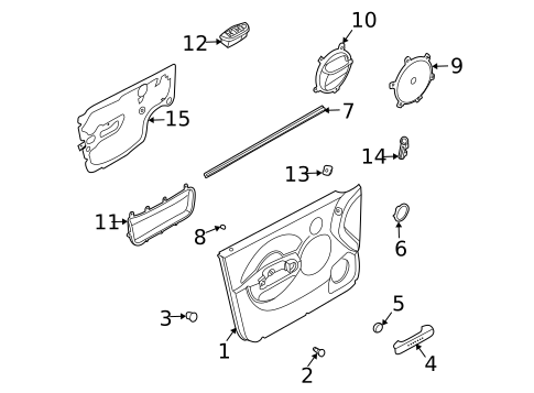 Rear Door for 2008 Chevrolet Aveo5 #1