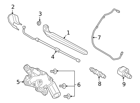 Wiper & Washer Components for 2025 Volvo XC60 #4