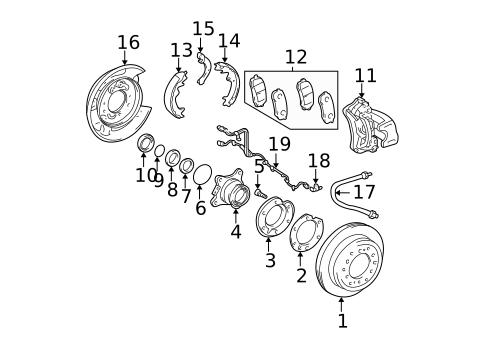 Anti-Lock Brakes for 2007 Toyota 4Runner #2