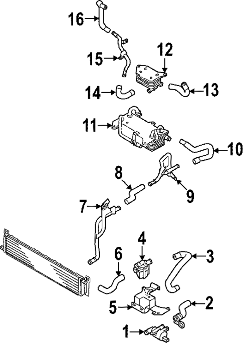 Oil Cooler for 2021 Audi RS7 Sportback #0