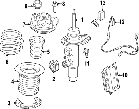 Struts & Components for 2024 BMW M440i Gran Coupe #0