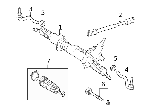 Steering Gear & Linkage for 2018 Mercedes-Benz GLC 350e #0