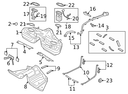 Hardware, Fasteners & Fittings for 2017 Ford Mustang #0