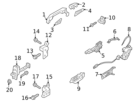 Rear Door for 2023 Kia Seltos #1