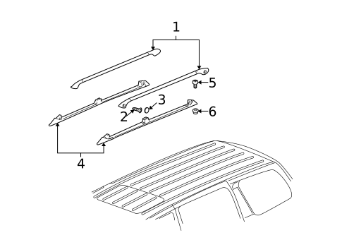 Luggage Carrier for 2008 Chevrolet Uplander #0