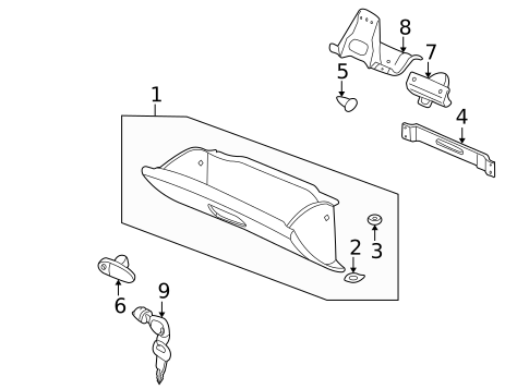 Instrument Panel for 1994 Subaru Impreza #1