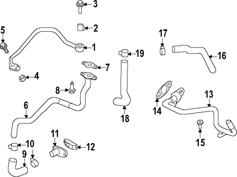 Hoses & Pipes for 2023 Acura MDX #0