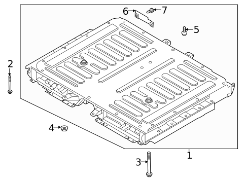 Battery for 2022 Lincoln Corsair #1