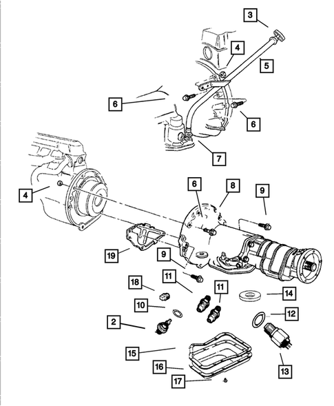Case and Extension for 2001 Dodge Ram 2500 #2